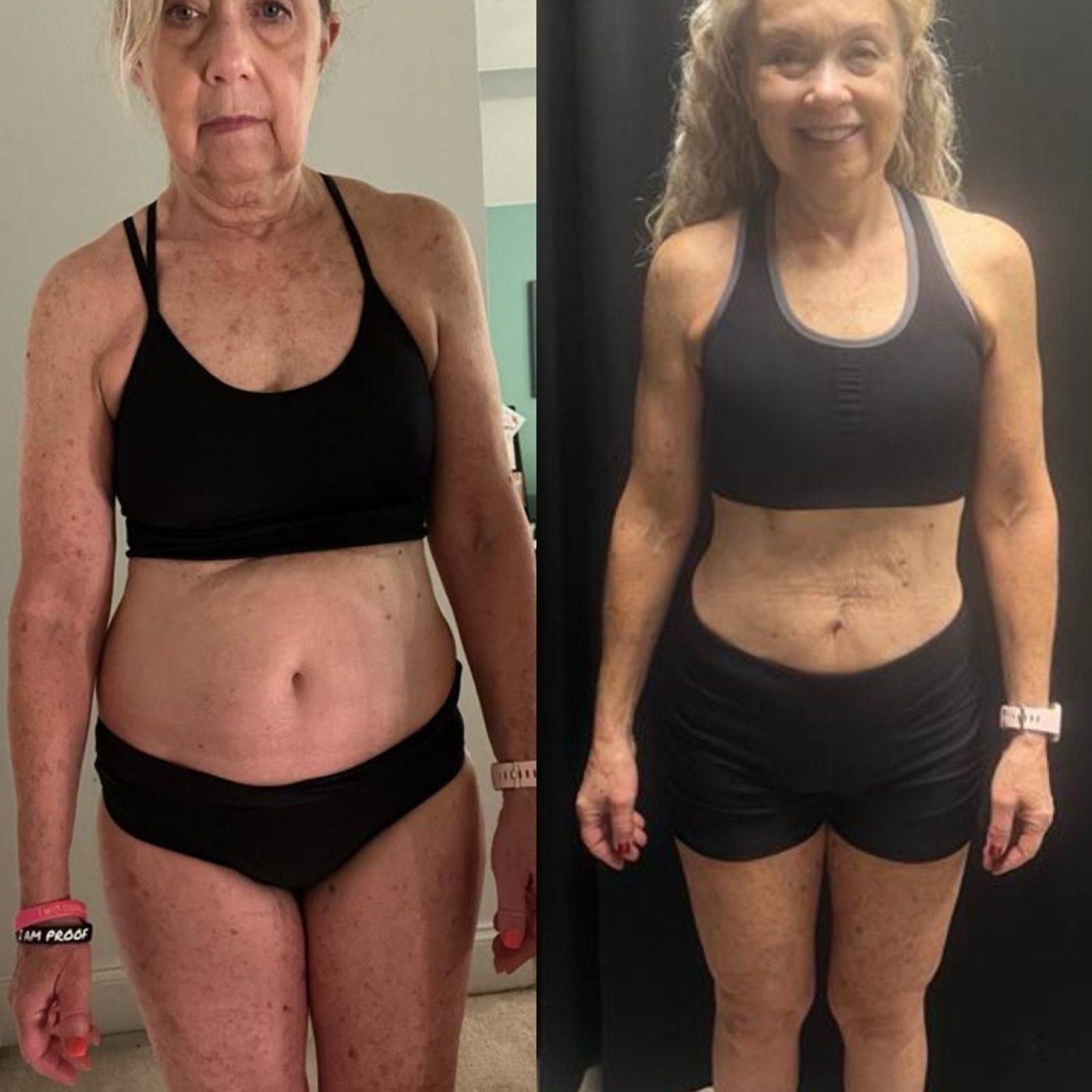 Client transformation — Vicky Garcia Fitness coaching result